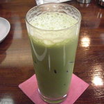 珈琲家あさぬま - 抹茶オーレ。もろにインスタントぽいチープな味