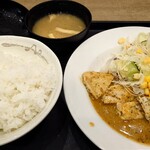 松屋 - マリーミーチキン定食（ライス特盛）：¥1,170