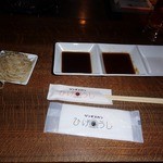 ジンギスカン ひげのうし - 二種類のタレと塩