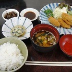 浜潮 - 牡蠣フライ定食