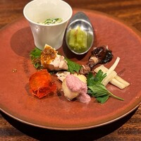 新中国料理HARAKAWA 北新地店 - 前菜盛り合わせ