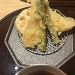 天ぷら こぎつね - 季節の天ぷら3品