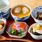 食堂 ユの木 - 料理写真:季節の六彩
