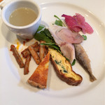 トラットリア チェーロ - 2015.2 前菜 昔は量が多かったですが…
      しかし1080円は安いです 文句言うのはおかしい