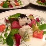 ら・てぃだ　カンカン - 鱧とマグロのサラダ仕立て