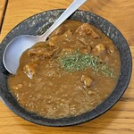 炉端にのいち - カレーは普通かもしれませんが、肉感たっぷりです