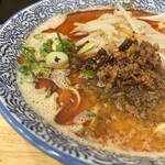 藤椒 - ✅担々麺¥850(4:辛さマシ)
　※辛さは5段階からセレクト可能
　※その他、看板メニューは
       ①麻婆豆腐
       ②汁無し担々麺
　※キャッシュオンリー