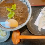 手打ちそば処 椿屋 - 料理写真:海老天ぷら（田舎そば）