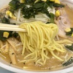 Ramen Marusen - Close-up of the noodles
