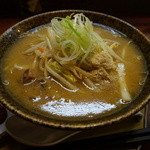 麺組 - 味噌ラーメン＊辛み付き【800円】（2015/2/25）