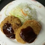 いなせや食堂 - コロッケ定食