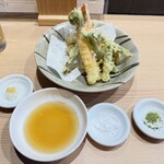 べんてん - 春の天ぷら盛り合わせ