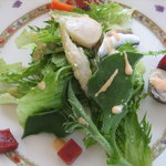 オーベルジュ デュ ルナロッサ - 前菜のサラダ