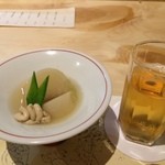 和食 寛 - 付き出し（カブと雲子）