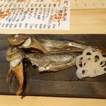 和食 寛 - ハタハタの一夜干し　500円