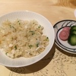 和食 寛 - 鯛の土鍋飯1,200円