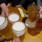 Izakaya Gu - ５名で乾杯〜♪