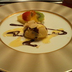 ステーキハウス 千萬 - デザート(バニラ)