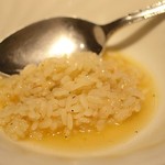 オリジナル洋風鍋 マルミット - 第4お鍋：リゾット　お米がしっかりしていてホントにリゾット