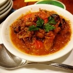 ピッツェリア ダ・アオキ タッポスト - イイダコ・オリーブ・チェリートマトのワイン煮