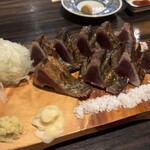 居酒屋 矢三朗 - 金華かつおの藁焼き　塩たたき