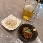 杏呑家 - ・豚角煮
・ツナ大根サラダ