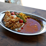 Taste Labo. からこあ - 鶏排骨マグマカリー（2辛）  ¥1,300 + ¥20