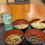 白樺湖ビューホテル - 蕎麦３種とラーメン