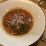 真っ赤ならーめん とまこ - トマトラーメン。