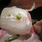 丸太町十二段家 - 絶品の鯛の刺身