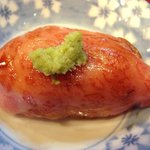 新和食 きくい - イチボの先端にぎり寿司