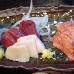 新和食 きくい - 熊本産・馬刺し盛り合わせ