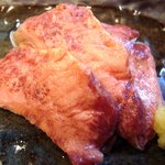 新和食 きくい - 熊本産・馬刺し盛り合わせ・タン