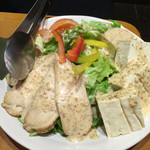 Kaiunton - 伊達鶏チャーシューと豆腐の胡麻サラダ530円(税抜き)
