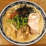 Menya Saichi - Menya Saichi Ramen + Large Size Noodles + 2 Oysters