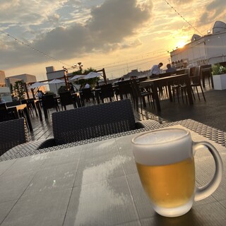 京都タカシマヤ ROOF TOP ビアガーデン_2