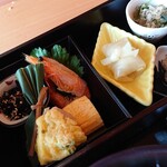 つつじの茶屋 - 和風ステーキ御前のアップ。