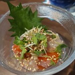 日本酒とおばんざい 霧の楽庵 - 本日のおばんざい3品（1,078円税込）