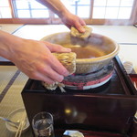 比良山荘 - 鍋つかみは草鞋でした