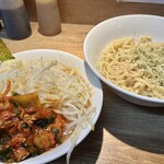 自家製麺 浜一 - 限定『予襲昆布ZERO』（1,400円）＋うずら（100円）＋ニラキムチ（150円）、ニンニクコール