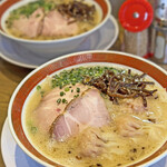 二代目南州ラーメン - ワンタン豚骨ラーメン