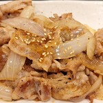 松屋 - 料理写真:牛肉と牡蠣のオイスターソース炒め定食　並