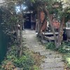 カフェバザール - 裏口の風景