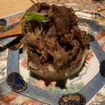 宿酒 きんきん - 肉じゃが　ジャガはマッシュポテト