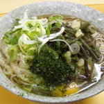 三沢駅食堂 - スペシャルそば大盛り!!