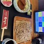 お洒落そば屋 たかくわ - 料理写真:ランチ豚ヒレソースかつ丼セット