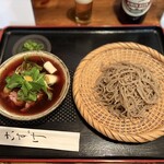 蕎麦旬菜 こすげ - 網焼き地鴨せいろそば