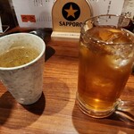 うまかっ おでんと酒 博多だい吉 - すっきり梅酒、ウーロンハイ
