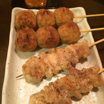 やきとり倶楽部 - ダンゴ、正肉