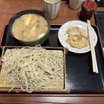 そば処　中津川 - 料理写真:八郷つけけんちん、大盛り、1,000円＋300円。おこわ付き。